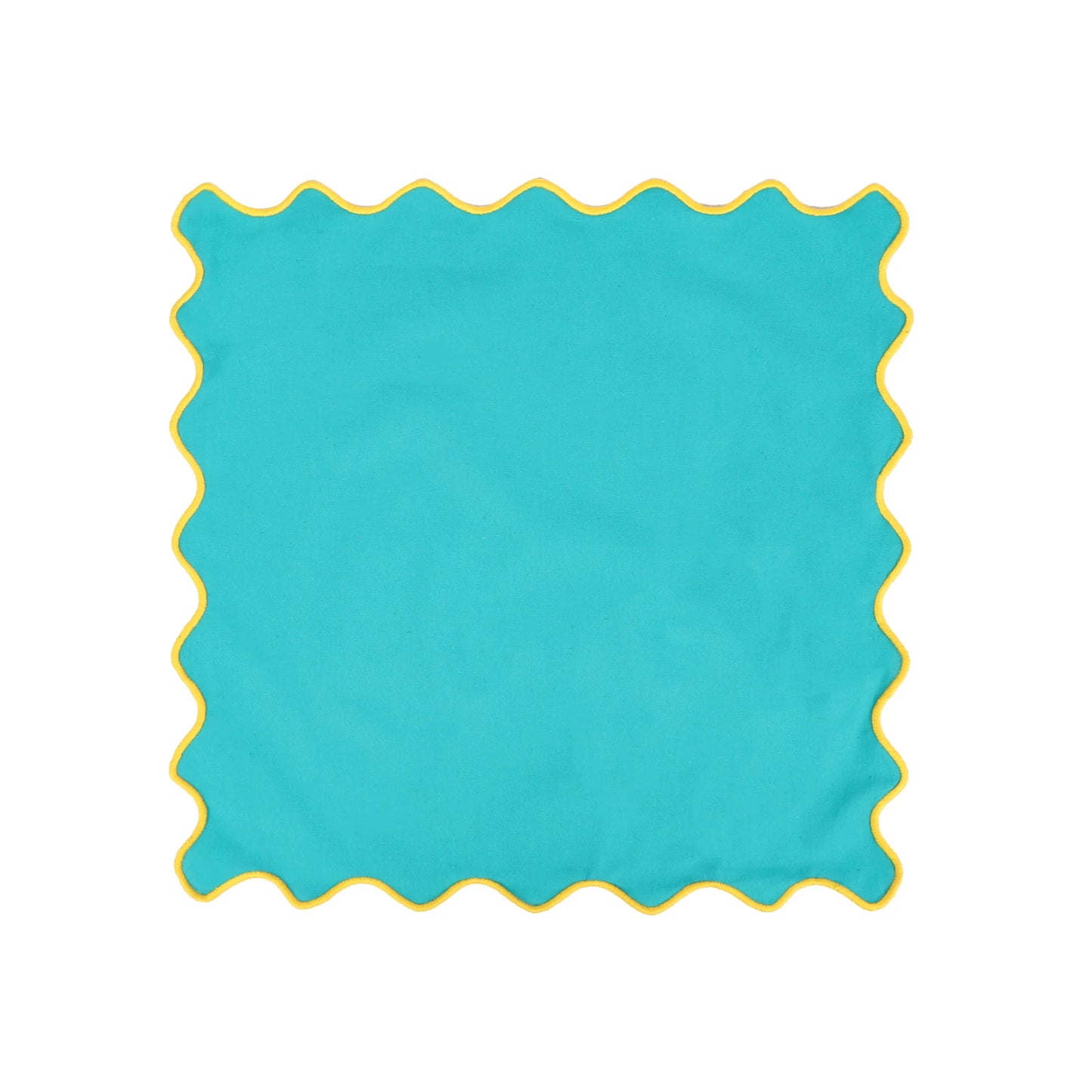 Set de table brodé en coton-lin