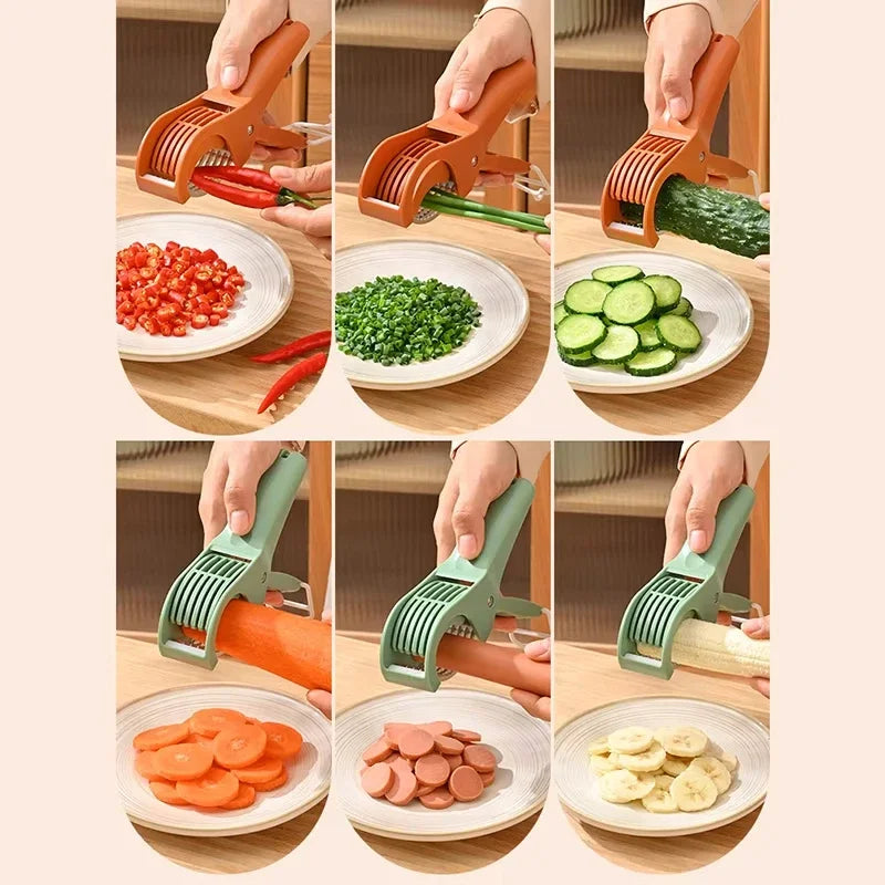 Coupe-légumes en inox – mandoline pratique & polyvalente