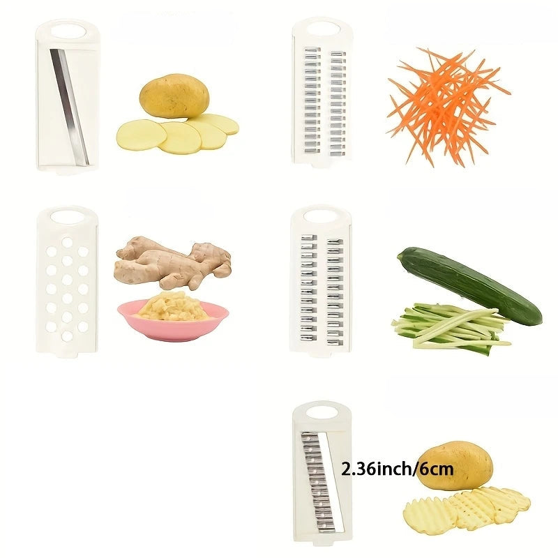Coupe-légumes de cuisine 5-en-1 – pratique & polyvalent