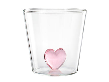 Verre artisanal 3D – Tasse transparente avec figurines