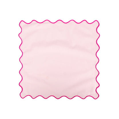 Set de table brodé en coton-lin