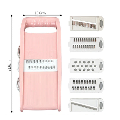 Coupe-légumes de cuisine 5-en-1 – pratique & polyvalent