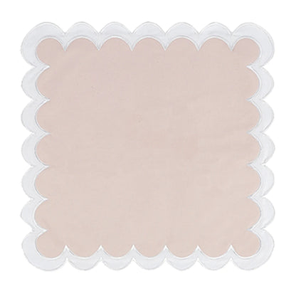 Set de table brodé en coton-lin