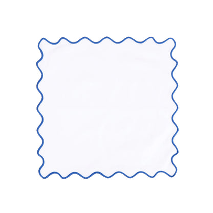 Set de table brodé en coton-lin