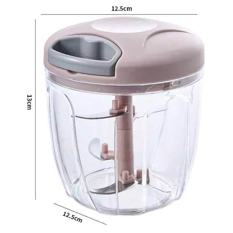Hachoir manuel compact – coupe rapide & homogène (500/900 ml)