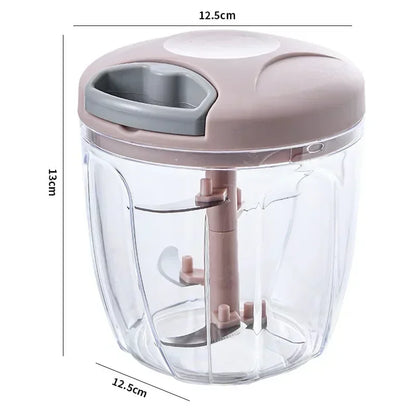 Hachoir manuel compact – coupe rapide & homogène (500/900 ml)